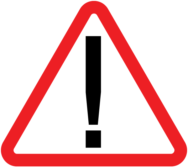 exclamation point alert icon