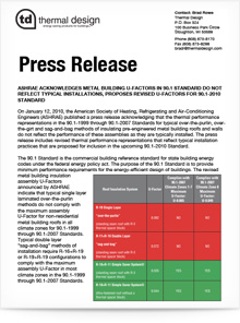 ASHRAE Press Release - Feb. 2010